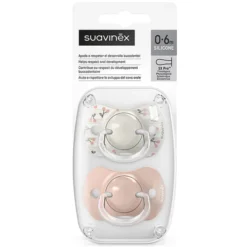 Suavinex Lot de 2 Sucettes Symétriques SX Pro Birdies Rose - 0/6 Mois