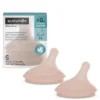 Suavinex Lot de 2 Tétines Zerø.Zerø 1 Trou Deep - Débit Lent