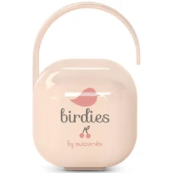 Suavinex Pochette Sucette Duo Birdies - Rose
