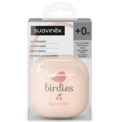 Suavinex Pochette Sucette Duo Birdies - Rose