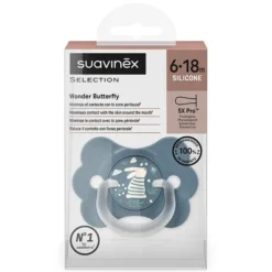 Suavinex Sucette Symétrique SX Pro Wonderland Blue - 6/18 Mois