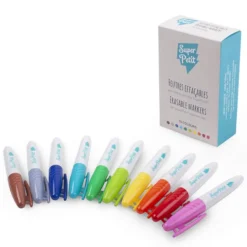 Super Petit Boîte de 10 Feutres Effaçables pour Silicone