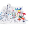 Super Petit Set de Table à Colorier et ses 5 Feutres - Paris