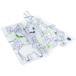Super Petit Set de Table à Colorier et ses 5 feutres - Wildlife