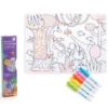 Super Petit Set de Table à Colorier et ses 5 feutres - Les Toupits