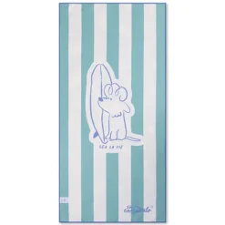 Swim Essentials Serviette de Plage - Surf Dogs