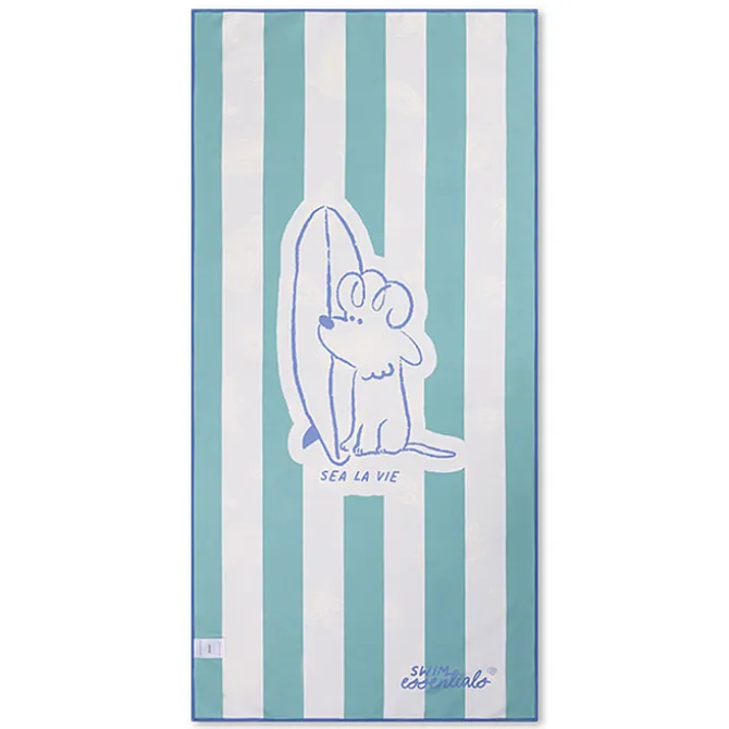 Swim Essentials Serviette de Plage - Surf Dogs