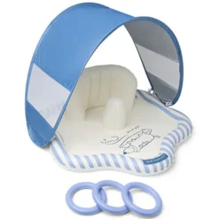 Swim Essentials Tapis d'Eau avec Pare-soleil - Surfer
