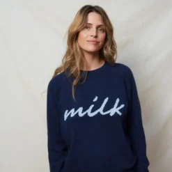Tajinebanane Pull d'Allaitement Milk en Laine - XL