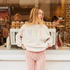 Tajinebanane Sweat d'Allaitement Milk - L