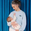 Tajinebanane Sweat d'Allaitement La P'allaite Bleu Ciel - L
