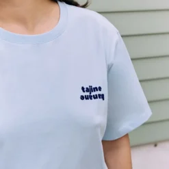 Tajinebanane T-shirt d'Allaitement La P'allaite Bleu - S