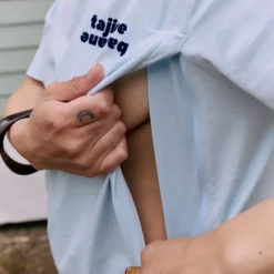 Tajinebanane T-shirt d'Allaitement La P'allaite Bleu - S