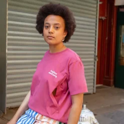 Tajinebanane T-shirt d'Allaitement La P'allaite Framboise - M