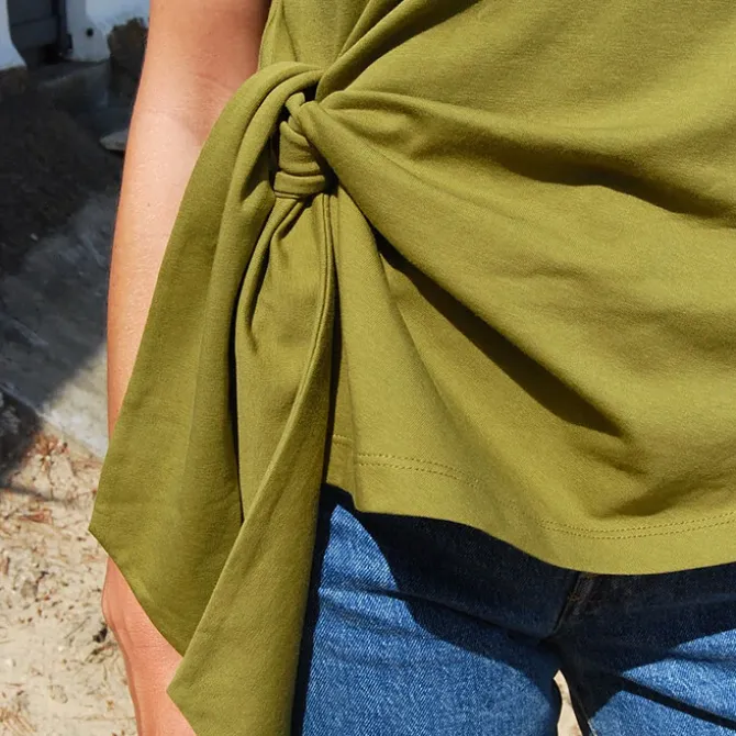 Tajinebanane T-shirt d'Allaitement Noué - M
