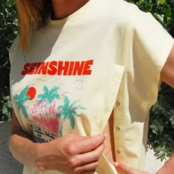 Tajinebanane T-shirt d'Allaitement Paradise - L