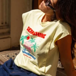 Tajinebanane T-shirt d'Allaitement Paradise - L