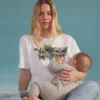 Tajinebanane T-shirt d'Allaitement Milktamère - L