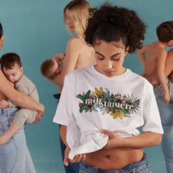 Tajinebanane T-shirt d'Allaitement Milktamère - XL