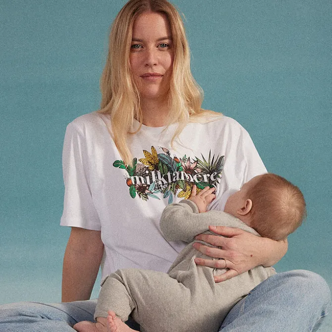 Tajinebanane T-shirt d'Allaitement Milktamère - XL