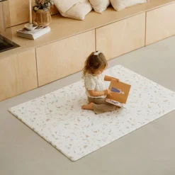 Tapilou Tapis de Jeux L Réversible - Le Granite