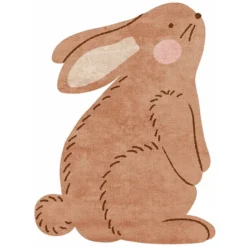 Tapis Petit Tapis Lapin - 100 x 120 cm