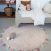Tapis Petit Tapis Sara Rose - Ø 130 cm