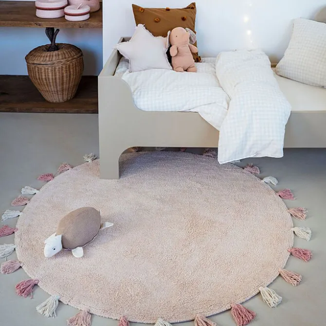 Tapis Petit Tapis Sara Rose - Ø 130 cm