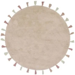 Tapis Petit Tapis Sara Rose - Ø 130 cm