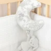 Tartine et Chocolat Augustin le Lapin Musical - Toile de Jouy Gris