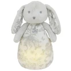 Tartine et Chocolat Augustin le Lapin Veilleuse Musical - Toile de Jouy Gris