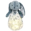 Tartine et Chocolat Augustin le Lapin Veilleuse Musical - Toile de Jouy Bleu