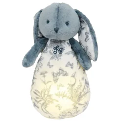 Tartine et Chocolat Augustin le Lapin Veilleuse Musical - Toile de Jouy Bleu