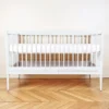 Tartine et Chocolat Lit Bébé Evolutif Gustavienne Blanc - 70 x 140 cm