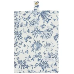 Tartine et Chocolat Protège-carnet de Santé - Toile de Jouy Bleu