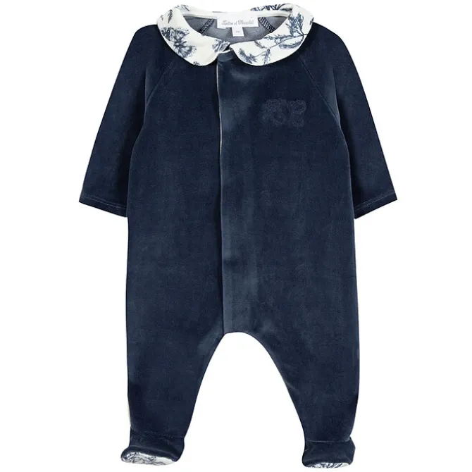 Tartine et Chocolat Pyjama Toile de Jouy Bleu - 6 Mois