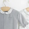 Tartine et Chocolat Pyjama Toile de Jouy Gris - 6 Mois