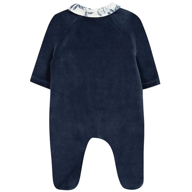 Tartine et Chocolat Pyjama Toile de Jouy Bleu - 3 Mois