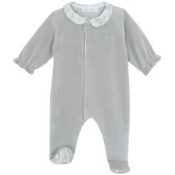 Tartine et Chocolat Pyjama Toile de Jouy Gris - 3 Mois