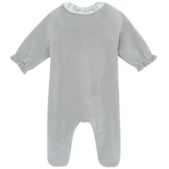 Tartine et Chocolat Pyjama Toile de Jouy Gris - 3 Mois