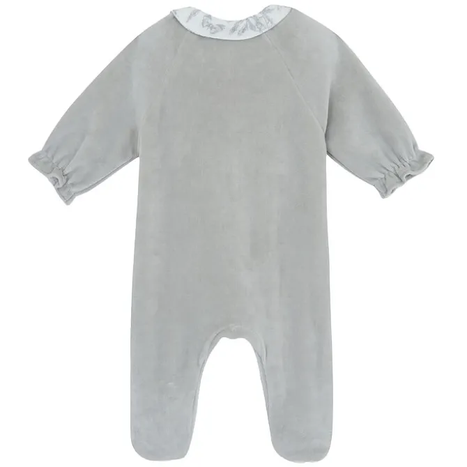Tartine et Chocolat Pyjama Toile de Jouy Gris - 1 Mois