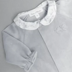 Tartine et Chocolat Pyjama Toile de Jouy Gris - 1 Mois