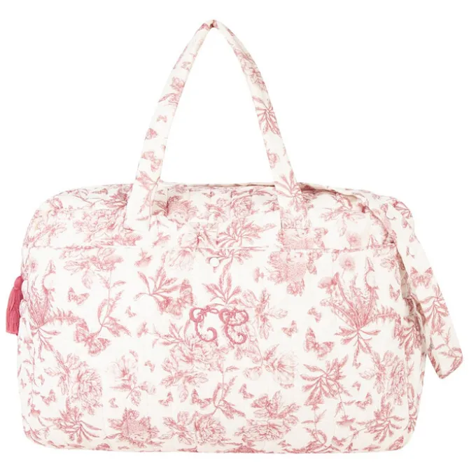 Tartine et Chocolat Sac à Langer - Toile de Jouy Rose