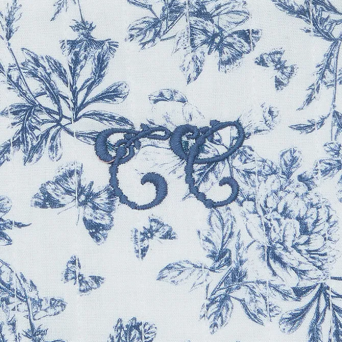 Tartine et Chocolat Sac à Langer - Toile de Jouy Bleu