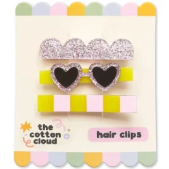 The Cotton Cloud Lot de 3 Barrettes - Club Soleil