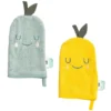 The Cotton Cloud Lot de 2 Gants de Toilette - Lemon Pear