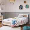 Théo Lit Junior en Rotin Marelia Neige - 90 x 200 cm
