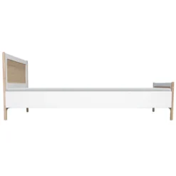 Théo Lit Junior en Rotin Océania Neige - 90 x 200 cm