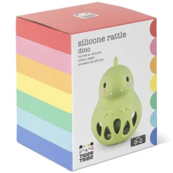 Tiger Tribe Hochet en Silicone - Dino