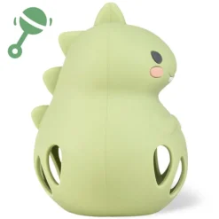 Tiger Tribe Hochet en Silicone - Dino